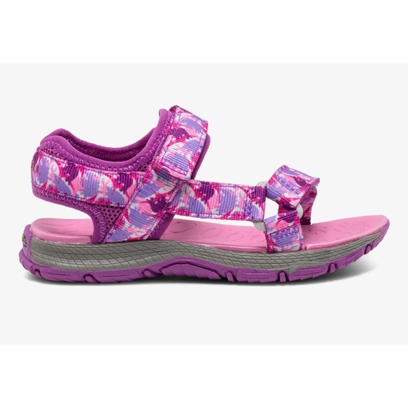 Merrell Kahuna Web Pink Dino Girls Sandals sz: 13T - Picture 3 of 5